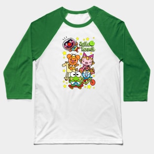 Hello Froggy Baseball T-Shirt